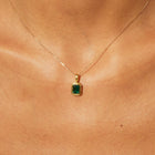 Lab Grown Emerald Heirloom Pendant