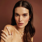 Radiant Heart Art Deco Drop Earrings