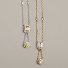 Lab Grown Canary Edwardian Lariat Necklace