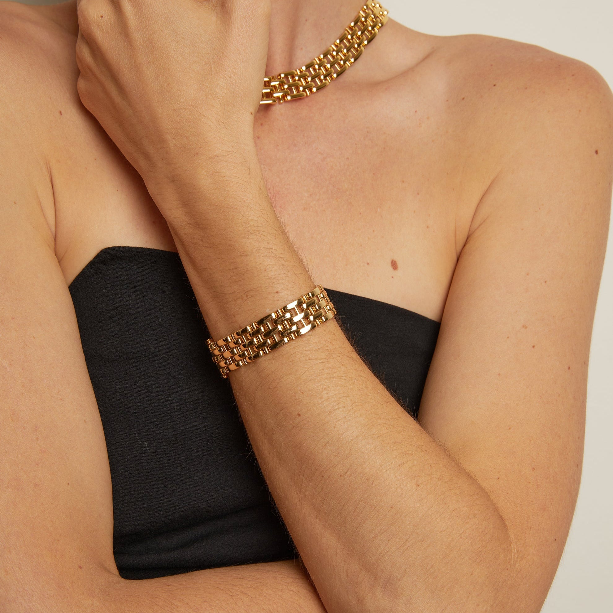 Gold Chain Bracelets in 14K & 18K,Rose, White, & Yellow Gol