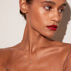 Round Gemstone Solitaire Necklace