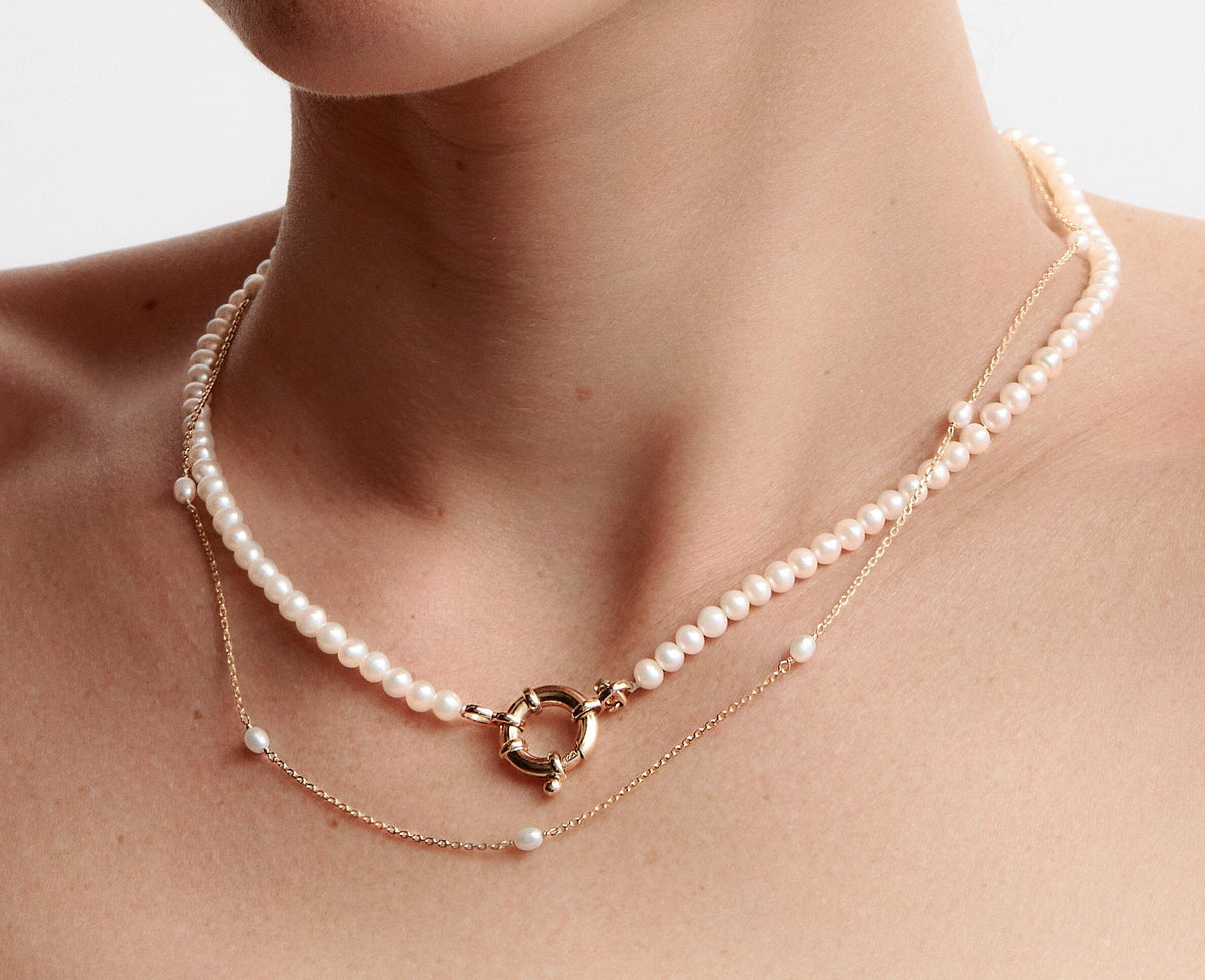 Vanessa Mooney - The Lady Pearl Necklace - Necklaces - Pearl /...
