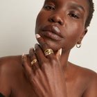 Chunky Lab Grown Diamond Oval Ring