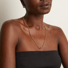 Gold Rolo Chain Necklace