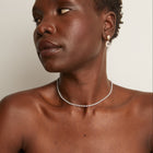 Petite Lab Grown Diamond Tennis Necklace