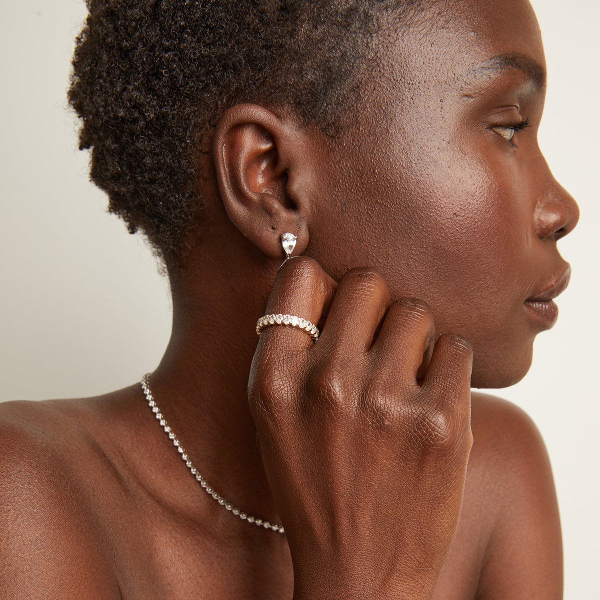 Oval Lab Grown Diamond Eternity Ring