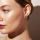 Lab Grown Diamond Connection Stud Earrings