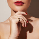 Tri-Color Interlocking Ring