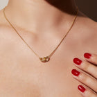 Heart Twist Connection Necklace