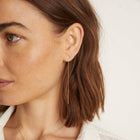 Aurate x Frye: Lab Grown Diamond Lariat Earrings