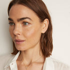 Aurate x Frye: Lab Grown Diamond Lariat Earrings