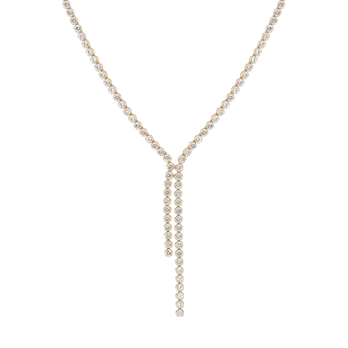 Aurate x Marilyn Monroe: Birth of a Star Tennis Necklace Vermeil Yellow Gold 16in First