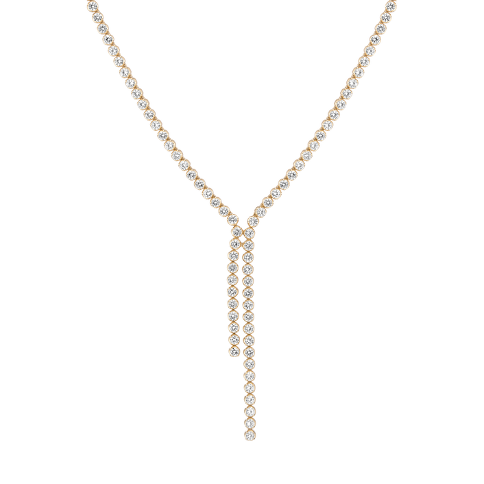 Aurate x Marilyn Monroe: Birth of a Star Tennis Necklace Vermeil Yellow Gold 16in First