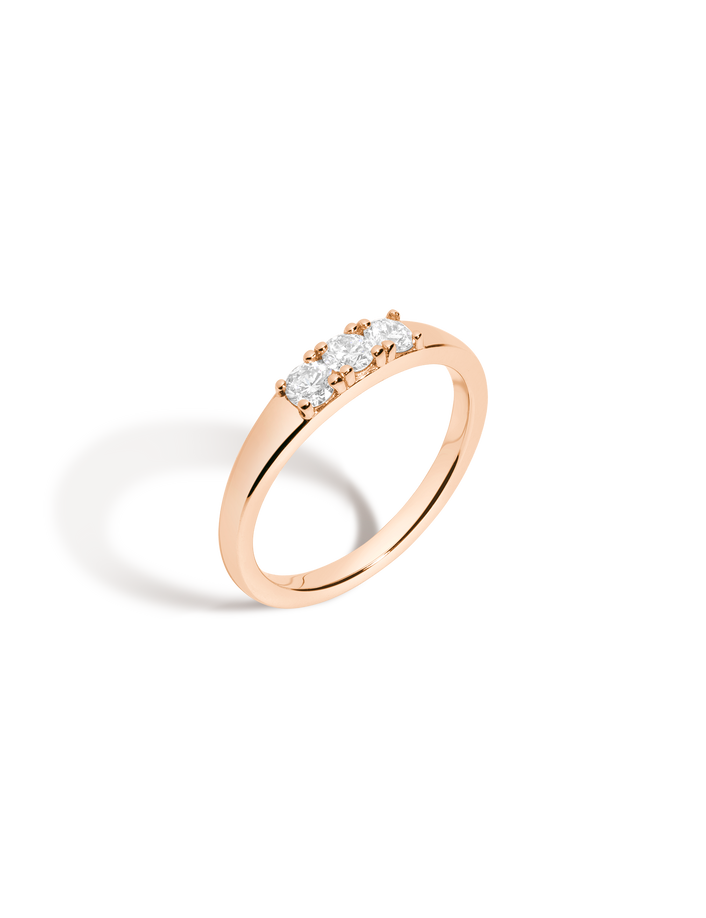 Bold Lab Grown Diamond Stacker 14k 18k Rose Gold First