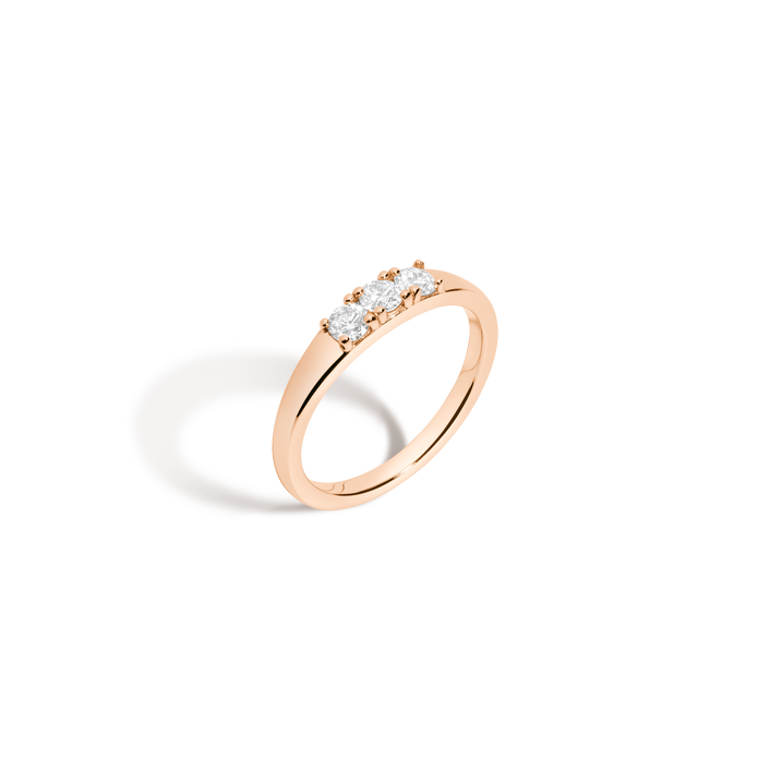 Bold Lab Grown Diamond Stacker 14k 18k Rose Gold First