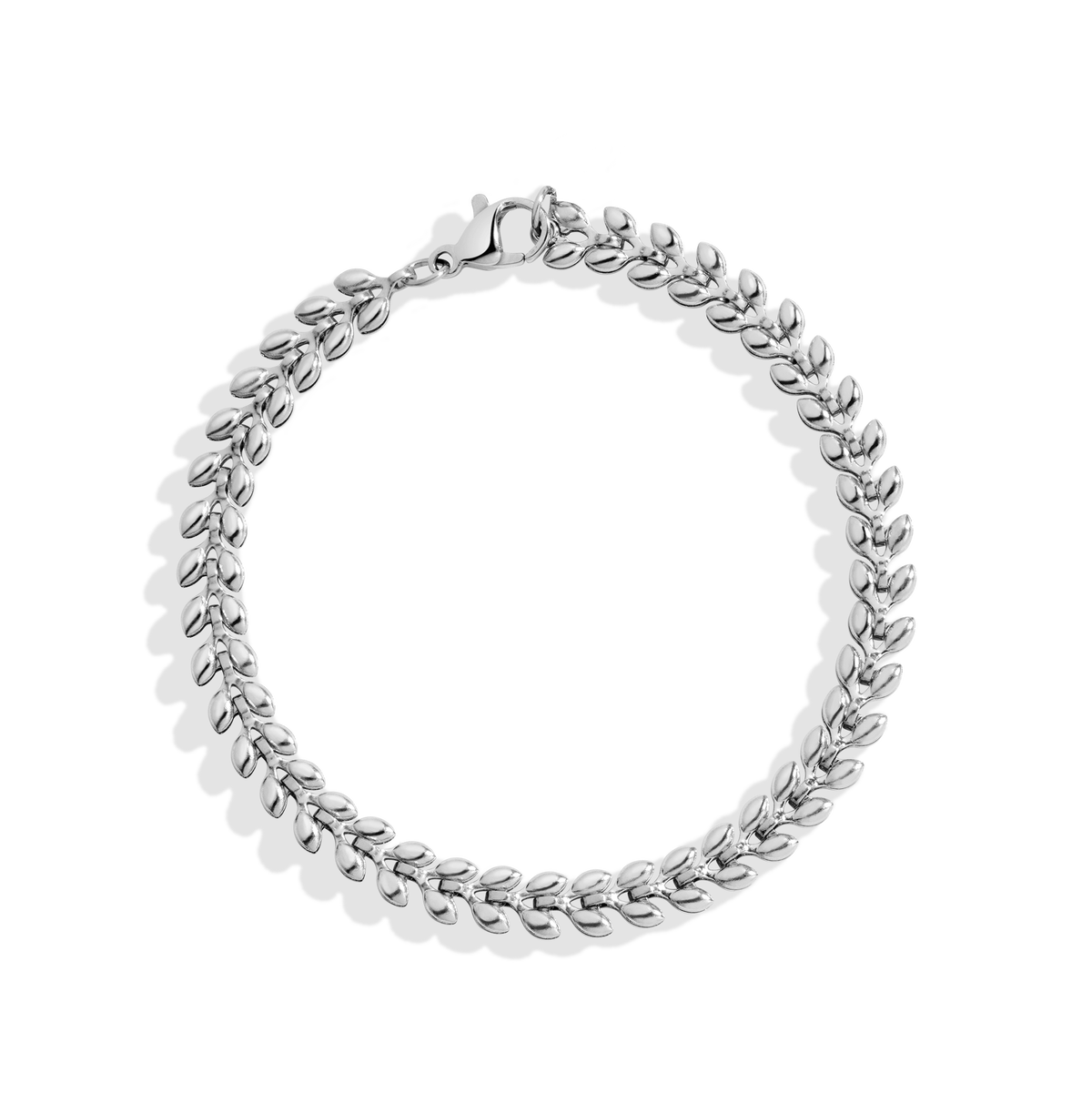 Delfina Bracelet Stainless Steel White Gold 6.5in 7in 7.5in First