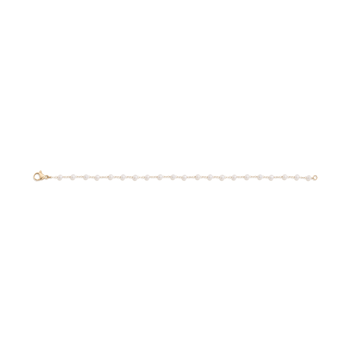 Pearl Vine Bracelet Stainless Steel Yellow Gold 6.5in 7in 7.5in 