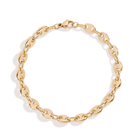 Puffed Mariner Chain Bracelet