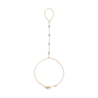 Aurate x Frye: Turquoise Station Hand Chain Bracelet