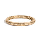 Aurate x Frye: Western Stitch Hinged Bracelet