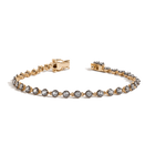 Black Rhodium Georgian Tennis Bracelet