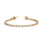 Lab Grown Diamond Georgian Tennis Bracelet