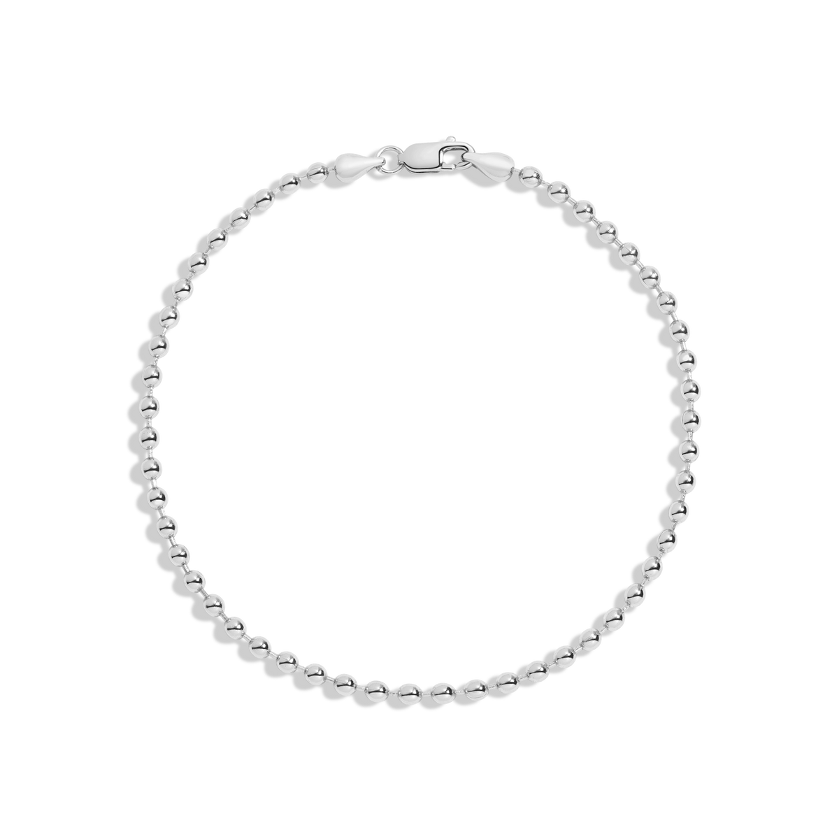 Gold Ball Chain Bracelet Vermeil White Gold 6in 6.5in 7in 7.5in First