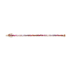 Pink Ombré Mixed Shape Tennis Bracelet