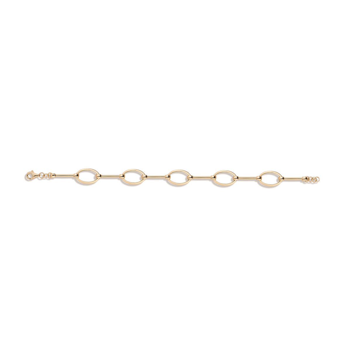 Polo Chain Bracelet Vermeil Yellow Gold 6.5in 7in 7.5in