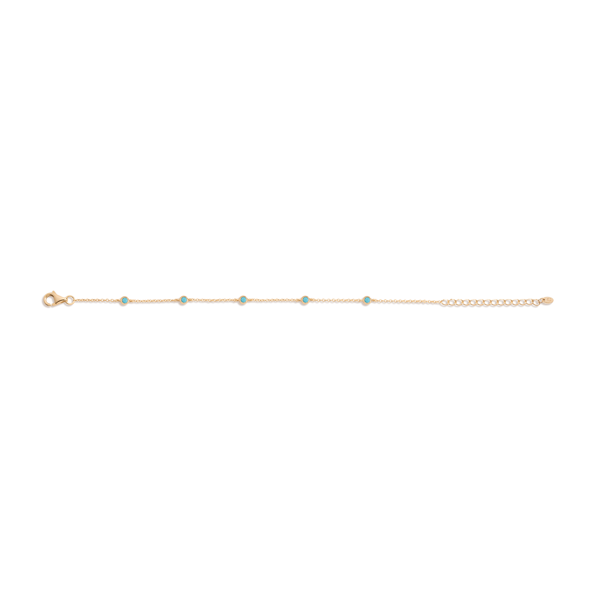 Aurate x Frye: Turquoise Station Bracelet