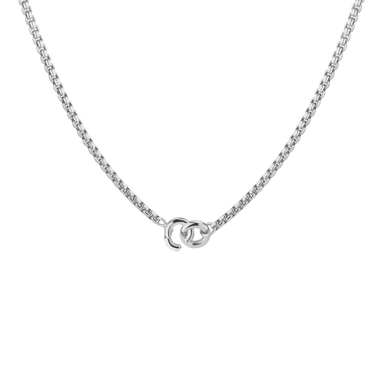 Three-in-One Connection Necklace Vermeil White Gold 18in Necklace / 6in Bracelet 19.5in Necklace / 6.5in Bracelet 21in Necklace / 7in Bracelet
