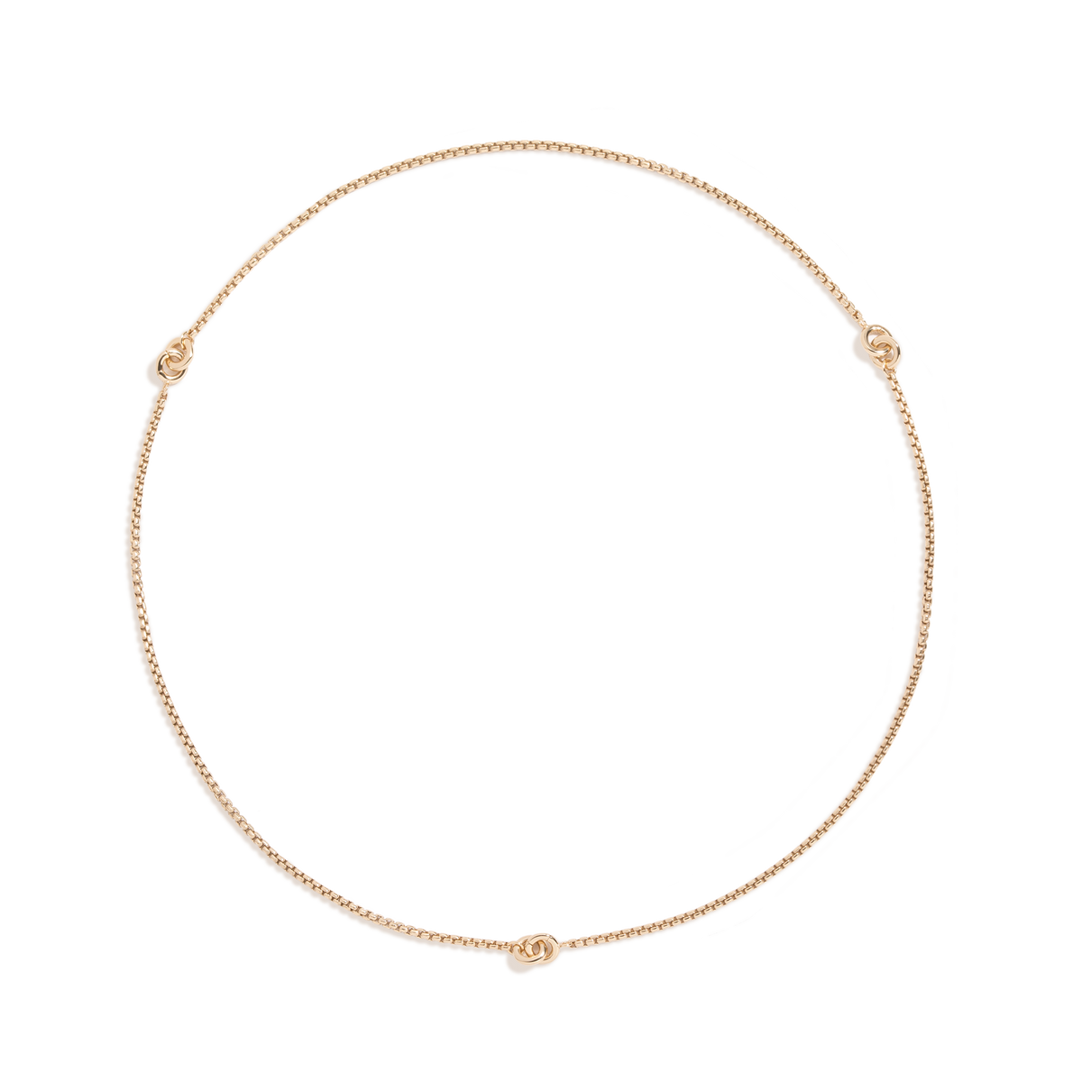 Three-in-One Connection Necklace Vermeil Yellow Gold 18in Necklace / 6in Bracelet 19.5in Necklace / 6.5in Bracelet 21in Necklace / 7in Bracelet First