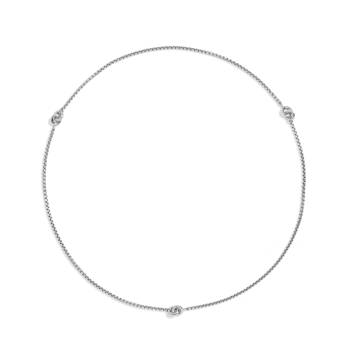 Three-in-One Connection Necklace Vermeil White Gold 18in Necklace / 6in Bracelet 19.5in Necklace / 6.5in Bracelet 21in Necklace / 7in Bracelet First