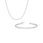 Petite Lab Grown Diamond Tennis Set