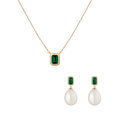 Lab Grown Emerald Heirloom Set