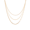 Starter Chain Necklace Stacking Set 16in 18in 20in 22in First