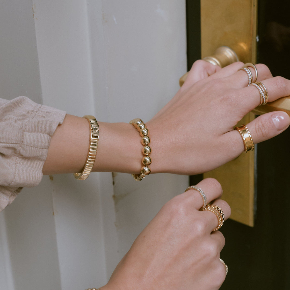 Gold Ball Bracelet