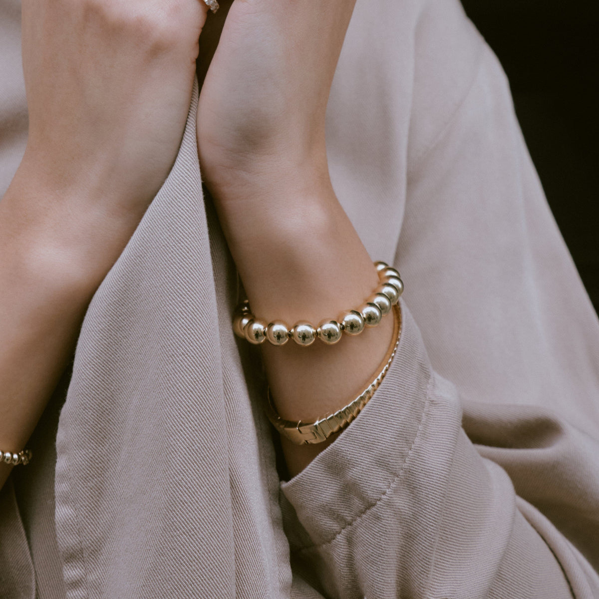 Gold Ball Bracelet