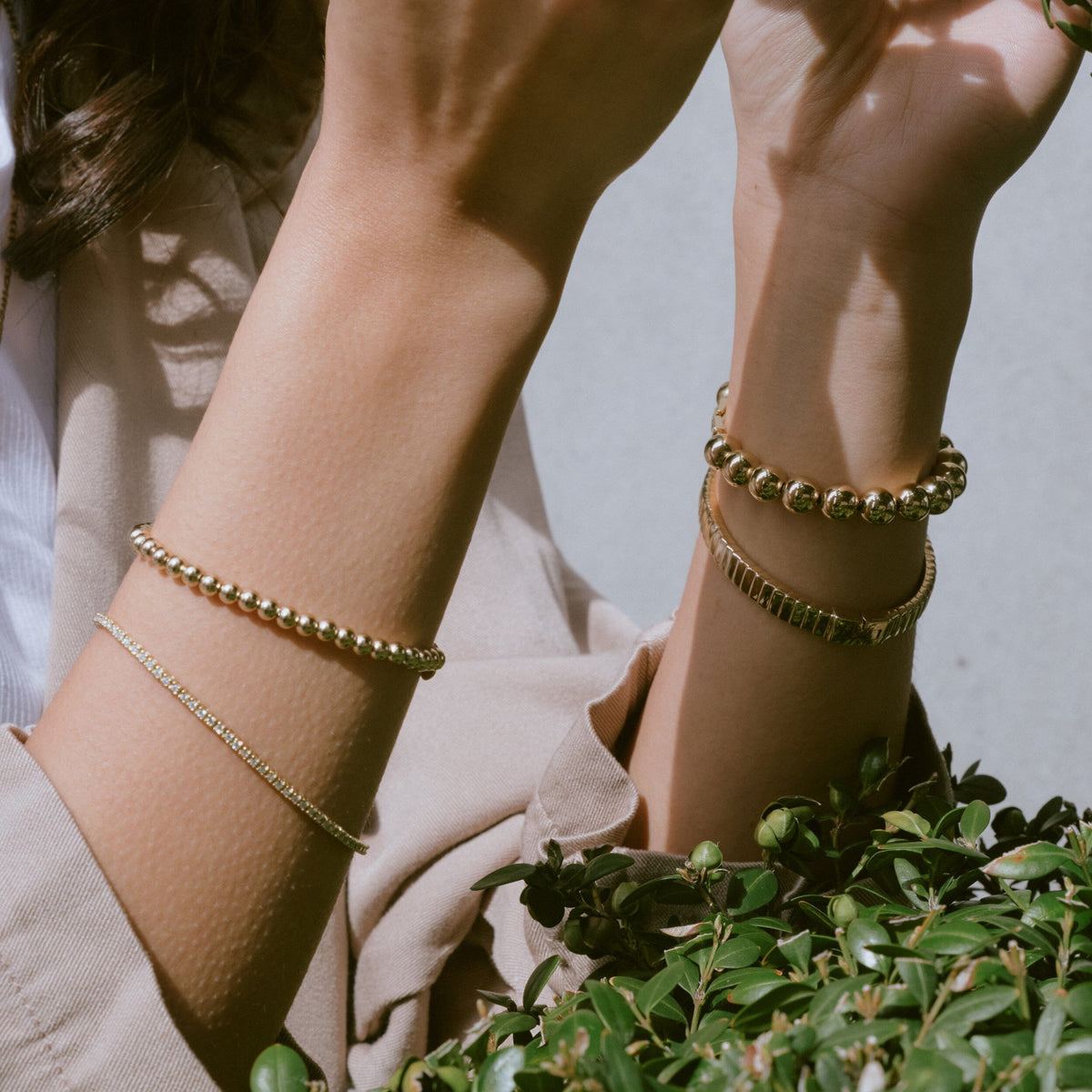 Gold Ball Bracelet