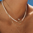 Medium Gold Curb Chain Necklace