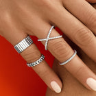 Diamond X Ring