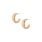 Aurate x Frye: Western Stitch Hoop Earrings