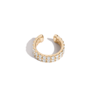 Lab Grown White Sapphire Double Ear Cuff