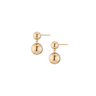 Graduated Ball Drop Earrings