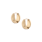 Shell Hinged Hoop Earrings