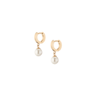 Unbreakable Pearl Huggie Earrings