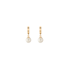 Unbreakable Pearl Huggie Earrings