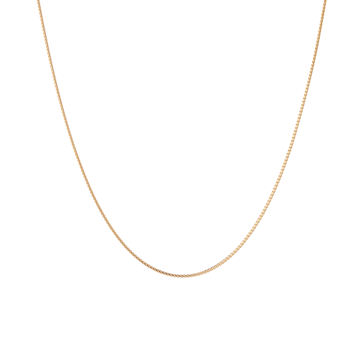 Franco Chain Necklace Vermeil 14k Yellow Gold 16in 18in 20in 22in First
