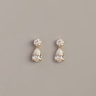 Lab Grown Diamond Pear Drop Earrings