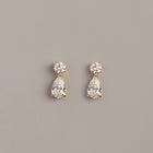 Lab Grown Diamond Pear Drop Earrings